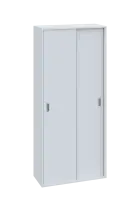 SPD 55/80 skříň s posuvnými dveřmi, výsuvné ramínko, 1850x800x400, bílá